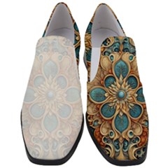 Pattern 1 Muster 7a Women Slip On Heel Loafers by 2607694c