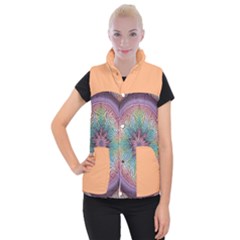 Orange3 Pattern 4 Women s Button Up Vest by 2607694c