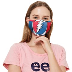 Grateful Dead Big Skull Fitted Cloth Face Mask (adult) by Bedest