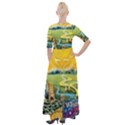 Grateful Dead Golden Road Half Sleeves Maxi Dress View2