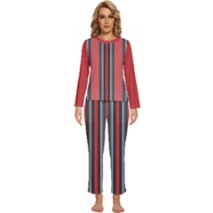 Altrosa Rosa Grau Streifen Womens  Long Sleeve Lightweight Pajamas Set by 2607694c