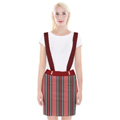 Dunkelrot4 Rosa Grau Streifen Dunkelrot3 Braces Suspender Skirt by 2607694c