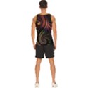 fractal Men s Wide Collar Tank Top View4