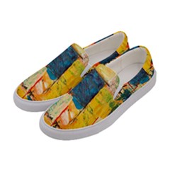 Wall Art Women s Canvas Slip Ons by Azkajaya