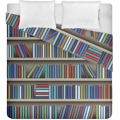 Bookshelf Duvet Cover Double Side (king Size) by Ket1n9