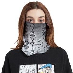 Science Formulas Face Covering Bandana (two Sides) by Ket1n9