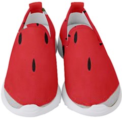 Watermelon Pillow Fluffy Kids  Slip On Sneakers by Azkajaya