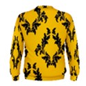 Yellow Regal Filagree Pattern Men s Sweatshirt View2