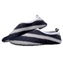 Zebra Zebra Pattern Zebra Fur Zebra Print Strip Men s Sock-Style Water Shoes View2