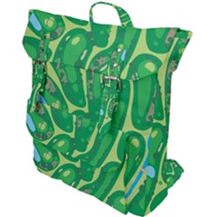 Golf Course Par Green Buckle Up Backpack by Loisa77