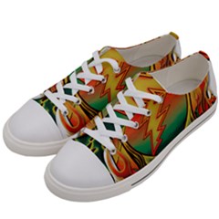 Grateful Steal Your Face Deadhead Hippie Logo Symbol Women s Low Top Canvas Sneakers by Loisa77