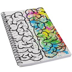 Brain Mind Psychology Idea Drawing 5 5  X 8 5  Notebook by Loisa77