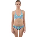 Sea Ocean Sealife Turtle Jellyfish Wrap Around Bikini Set View1