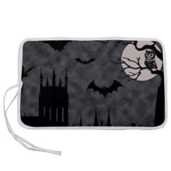 Halloween Background Halloween Scene Pen Storage Case (s) by Ket1n9