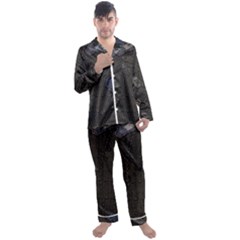 World Map Men s Long Sleeve Satin Pajamas Set by Ket1n9