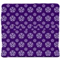 White pentacle and purple pattern Back Support Cushion View4