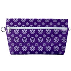 White Pentacle And Purple Pattern Handbag Organizer by cheekywitch