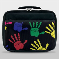 Handprints Hand Print Colourful Lunch Bag by Apen