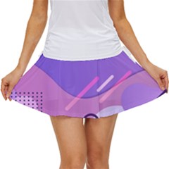 Colorful Labstract Wallpaper Theme Women s Skort by Apen