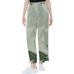 Banana Leaf Plant Pattern Women s Pants  by anzea