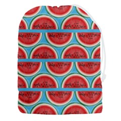 Illustrations Watermelon Texture Pattern Drawstring Pouch (3xl) by anzea