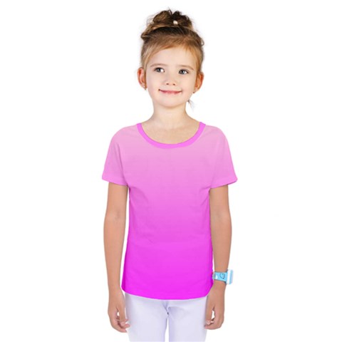 Gradient Pink - Pastel Yellow Pink Rosa Kids  One Piece T-shirt by 2607694c