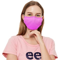 Gradient Pink - Pastel Yellow Pink Rosa Fitted Cloth Face Mask (adult) by 2607694c