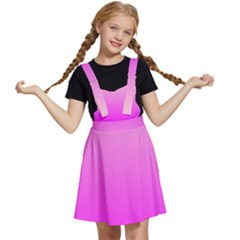 Gradient Pink - Pastel Yellow Pink Rosa Kids  Apron Dress by 2607694c