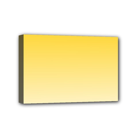 Gradient  Green, Yellow Mini Canvas 6  X 4  (stretched) by 2607694c