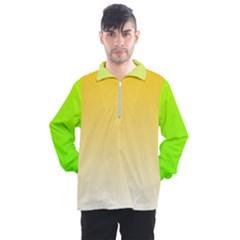 Gradient  Green, Yellow Men s Half Zip Pullover by 2607694c