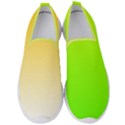 Gradient  green, yellow Men s Slip On Sneakers View1