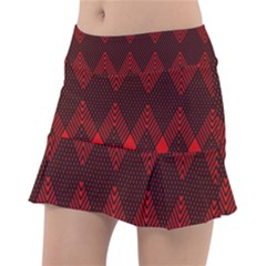 Muster Rot Schwarz Classic Tennis Skirt by 2607694c