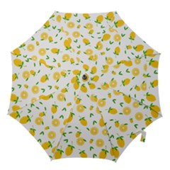 Illustrations Lemon Citrus Fruit Yellow Hook Handle Umbrellas (small) by anzea