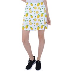 Illustrations Lemon Citrus Fruit Yellow Tennis Skirt by anzea