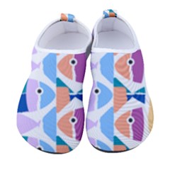 Illustrations Of Fish Texture Modulate Sea Pattern Men s Sock-style Water Shoes by anzea