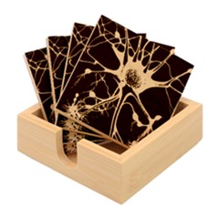 Organism Neon Science Bamboo Coaster Set by Ndabl3x