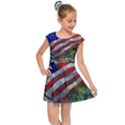 Usa United States Of America Images Independence Day Kids  Cap Sleeve Dress View1