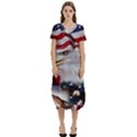 United States Of America Images Independence Day T-Shirt Midi Dress With Pockets View1