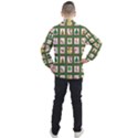 Christmas Paper Christmas Pattern Men s Half Zip Pullover View2