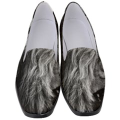 Angry Male Lion Wild Animal Women s Classic Loafer Heels by Loisa77