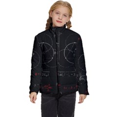 Math Board Circuit Circuits Computer Shield Tech Technology Kids  Puffer Bubble Jacket Coat by Loisa77