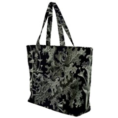 Weave Haeckel Lichenes Photobionten Zip Up Canvas Bag by Cemarart