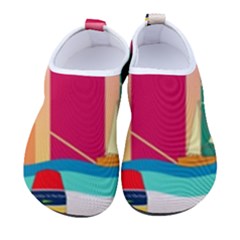 Digital Graphic Clip Art Beach Kids  Sock-style Water Shoes by Proyonanggan