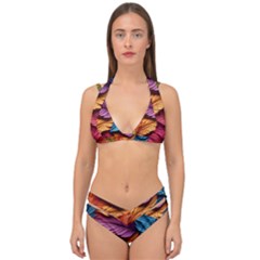 Autumn Double Strap Halter Bikini Set by zappwaits