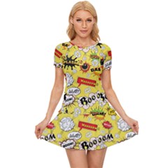 Cartoon Comics Pattern Women s Sports Wear Set by Loisa77