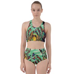 Monkey Tiger Bird Parrot Forest Jungle Style Racer Back Bikini Set by Grandong