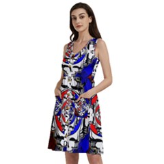 The Grateful Dead Sleeveless Dress With Pocket by Grandong