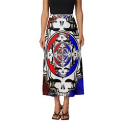 The Grateful Dead Classic Midi Chiffon Skirt by Grandong