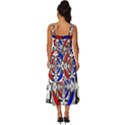 The Grateful Dead Square Neckline Tiered Midi Dress View4