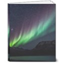 Aurora Borealis Beautiful Northern Lights Nature 8  x 10  Hardcover Notebook View1